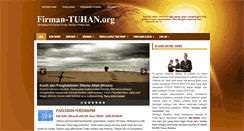 Desktop Screenshot of firman-tuhan.org